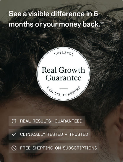 Men’s Hair Support Supplement for Fuller-Looking Hair